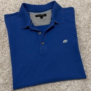 Banana Republic Blue Polo Shirt | Minimal Logo | XL